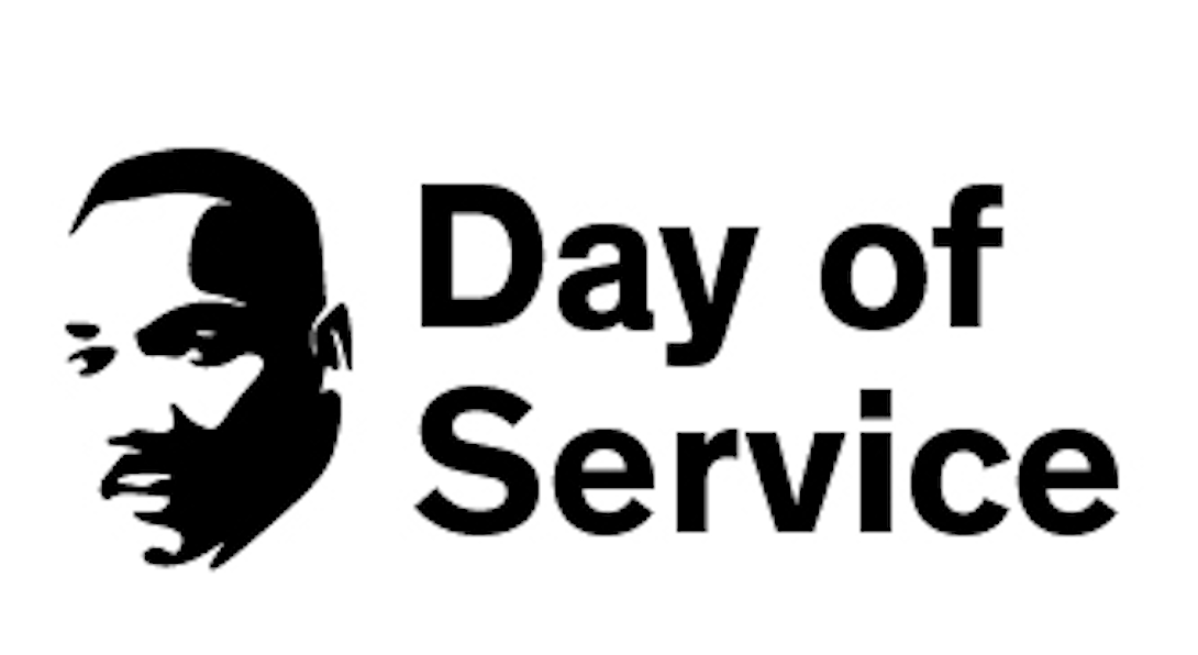 MLK Jr. Day of Service Graphic.